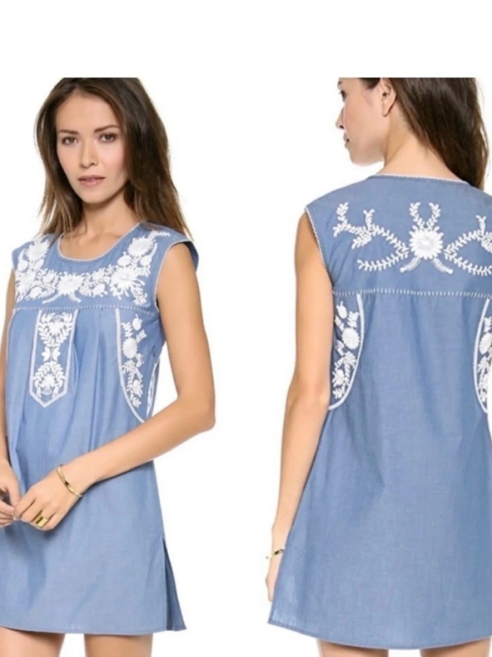 Tory Burch Chambray Calita tunic